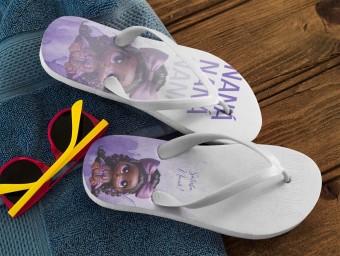 Chinelo orixas coleção Personalizada Estampada Como Desejar