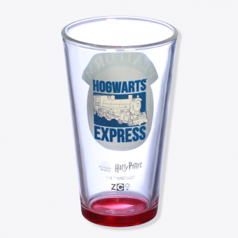 Harry Potter Kit Copo De Vidro + Cofre Metal Plataforma 9 ¾ 