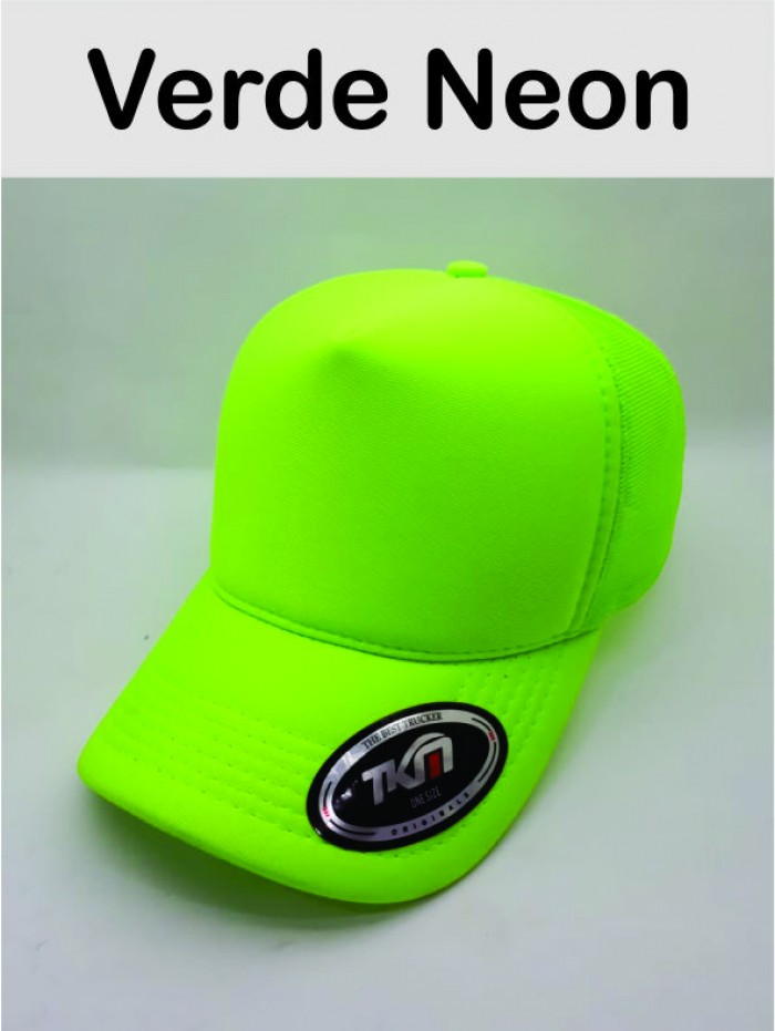 Boné Trucker Country Liso Redinha Aba Curva Barato Simples