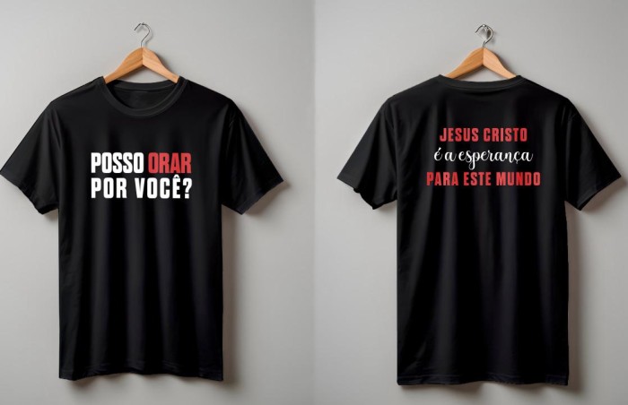 Camiseta Poliéster - Jesus | Oração