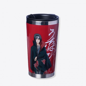 Copo Naruto Viagem Tony Itachi Semi-térmico com Tampa