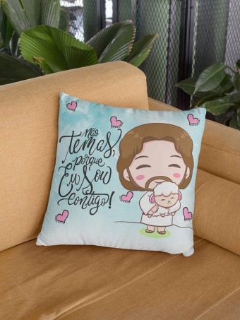 Almofada Devocional Religiosa 40x40 Personalizada
