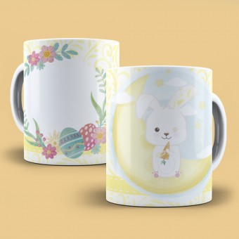 Caneca Pascoa Com Foto personalizada