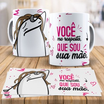 Caneca Flork Dia das Maes Xícara Meme Frases Classicas
