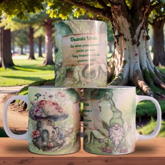 Caneca Duendes Encantados 3d Cada Cor Um Significado