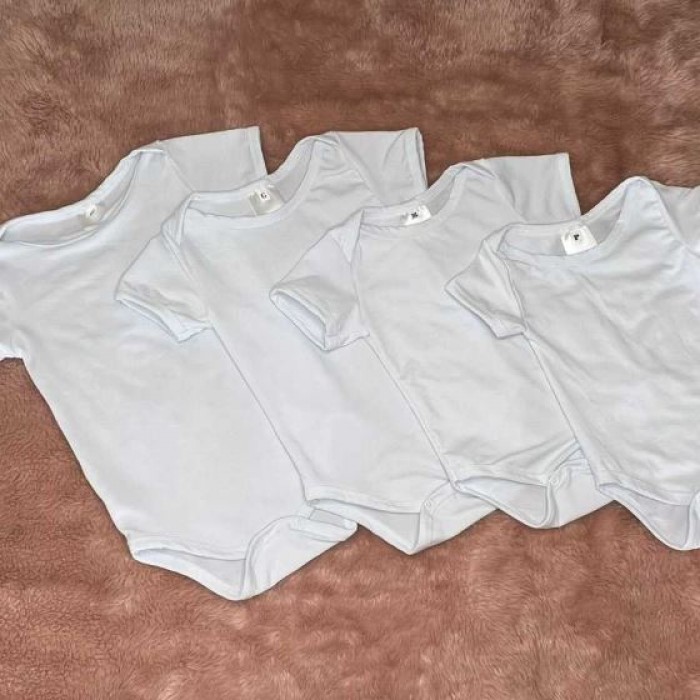 Body bebê unissex infantil personalizado como desejar Cor Branco Tamanho P