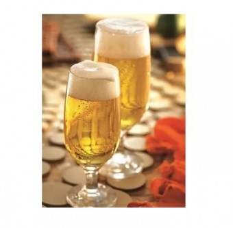 Jogo Copo Tacas Cerveja Vidro 300ml - Kit 2 Peças