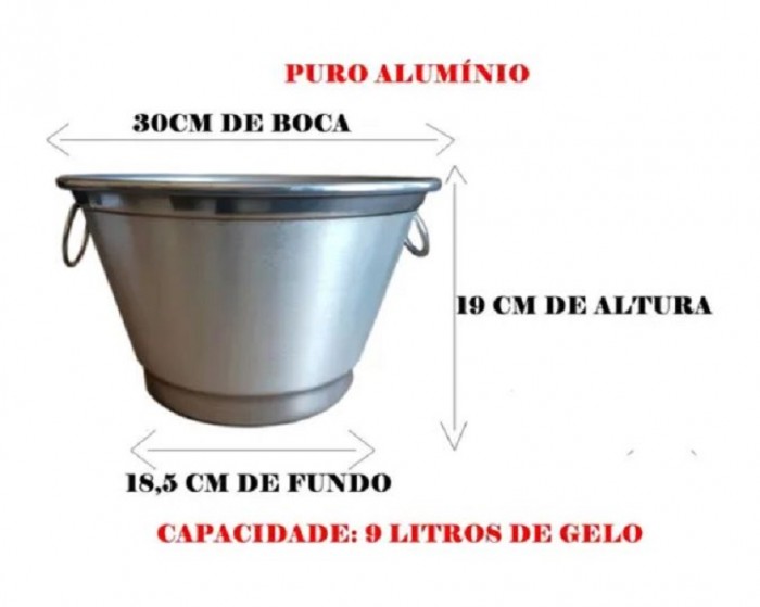 Balde De Cerveja Balde De Gelo 9l Personalizado