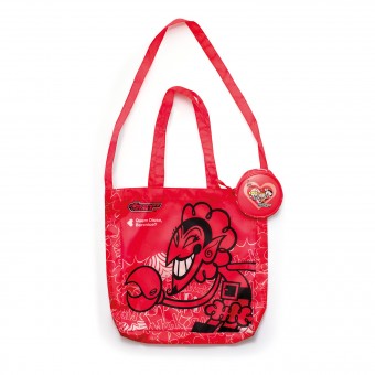 Bolsa Pocket Bag QDB As Meninas Super Poderosas Necessaire Vermelha Compacta Licenciada