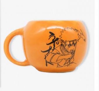 Caneca Formato 3d 450ml Naruto Uzumaki Original/nota Fiscal