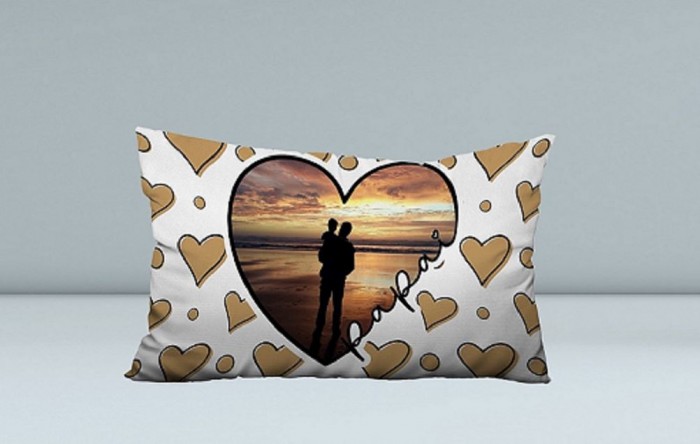 Almofada Coração Papai 40x30 Personalizada com Sua Ideia