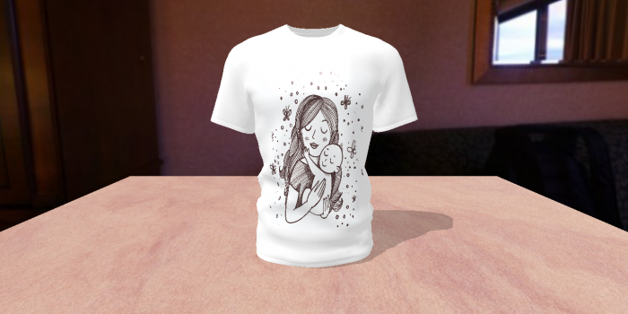 Camiseta "dia das Mães" Mãe de Menina Modelo 6