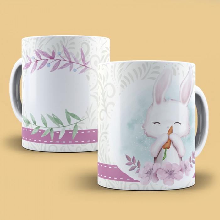 Caneca Pascoa Com Foto personalizada