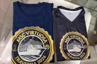 Kit especial camiseta navio algodão, dry e cordão 