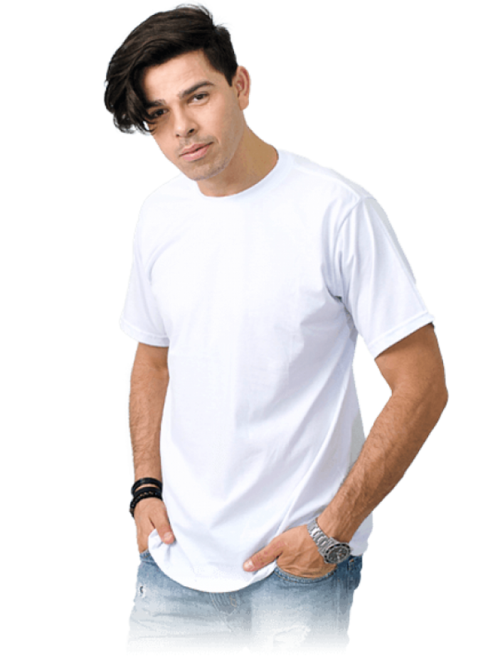 Camiseta Branca para Sublimação 100% Poliéster  Alta Qualidade para Seus Projetos Personalizados