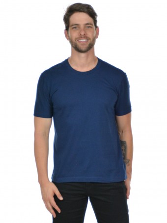 Camiseta ou baby look Azul Marinho 100% algodão