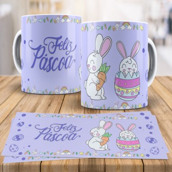 Caneca Coelhinho da Pascoa Xícara