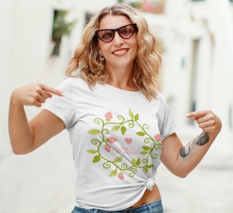 Camiseta Personalizada Dia das Mães Modelo 3