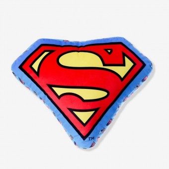Almofada Formato Super Homem Logo Dc Comics