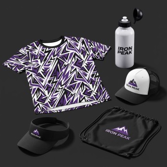 Kit Esporte Sun Protection - Camiseta Dryfit + Boné Trucker + Viseira Dryfit + Squeeze + Sacochila