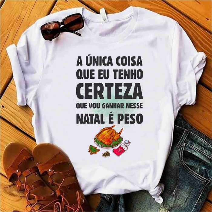 Camiseta Natal Frases Engraçadas