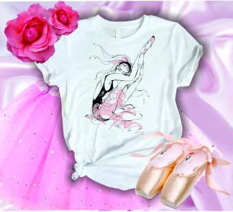 Camiseta Balé Bailarina