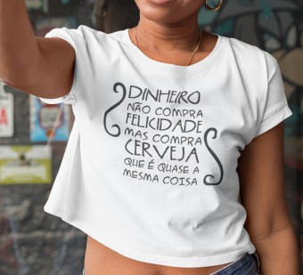 Camiseta Cachaça Frase Engraçada Modelo 4