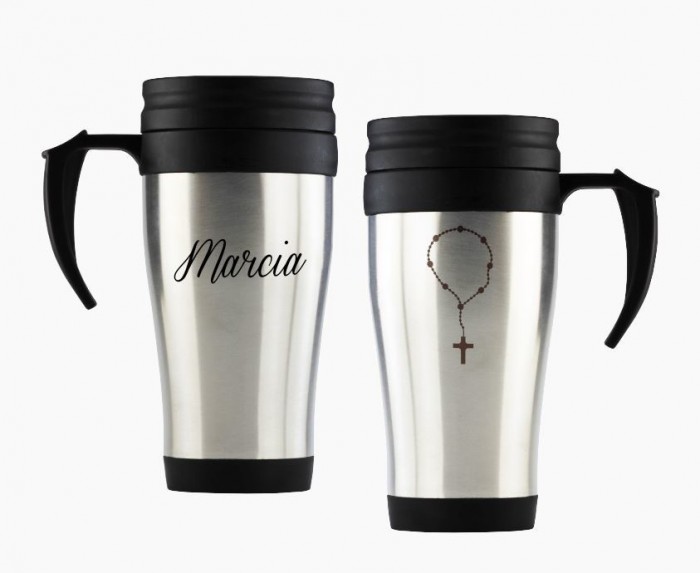 Caneca Térmica de Alumínio - 500ml Garrafa Copo Cerveja Suco