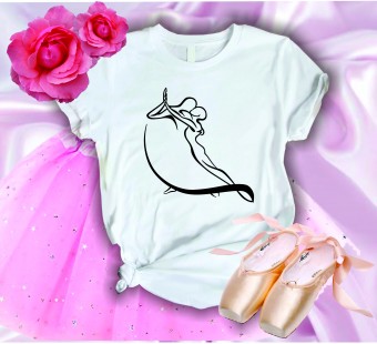 Camiseta Blusinha Dança Ballet Bailarina Fashion
