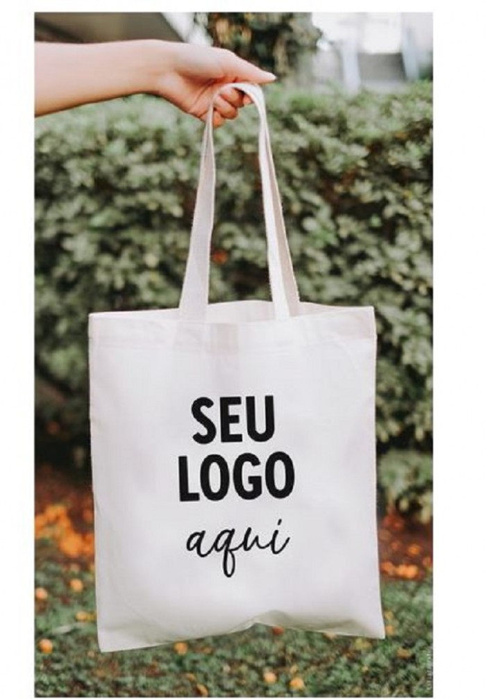 Bolsa Ecobag Sacola Reutilizável Personalizável Com Zíper e Forro - sua ideia aqui!