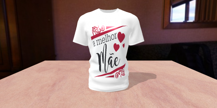 Dia das mães camiseta personalizada presente mae Modelo 2