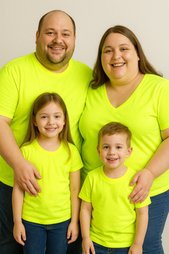 Camiseta Plus Size Neon Feminina Masculina Personalizada