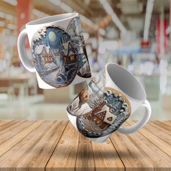 Caneca Bolas de Natal