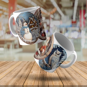 Caneca Bolas de Natal