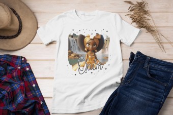 Camiseta Oxum Coleção Orixás - Temos de Todas as Cores