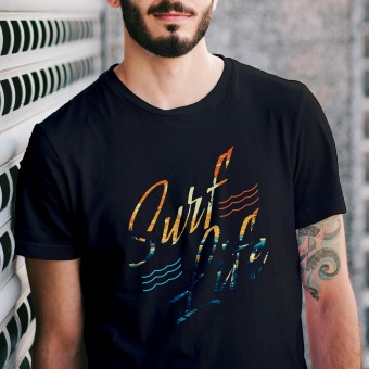 Camiseta Surflife Preta