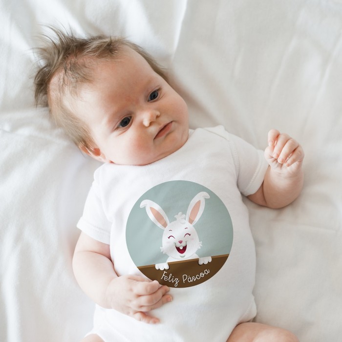 Body Personalizado minha primeira Pascoa 