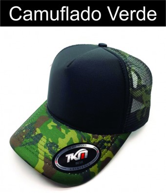 Boné Trucker Camuflados Tkm - Liso sem Personalização