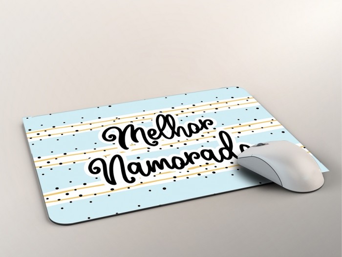 Mouse pad personalizado com nome VÁRIOS MODELOS p namorados