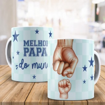 Caneca Melhor Papai do Mundo Pai e Filho