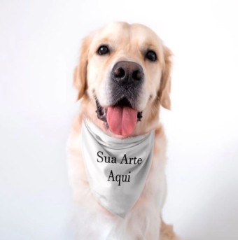 Bandana Pet Dupla Face 100% Personalizada
