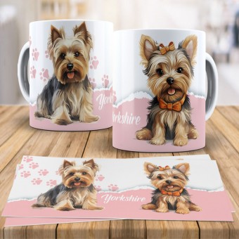 Caneca Xícara Raças Pet - Yorkshire
