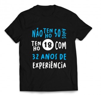 Camiseta 50 Anos Lendas no Maior Estilo Modelo 3