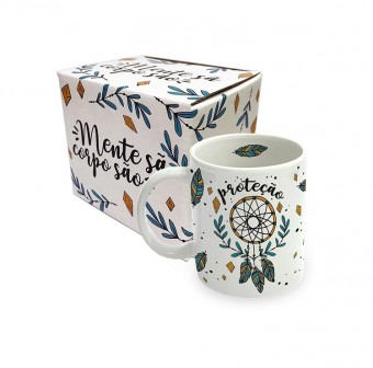 Caneca Proteção - Mente Sã Corpo São