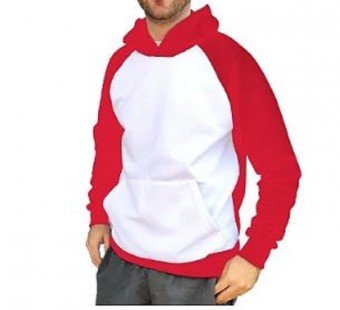 Blusão Moletom Manga Raglan Personalizado com Sua Arte