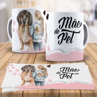 Caneca Xícara Mãe de Pet