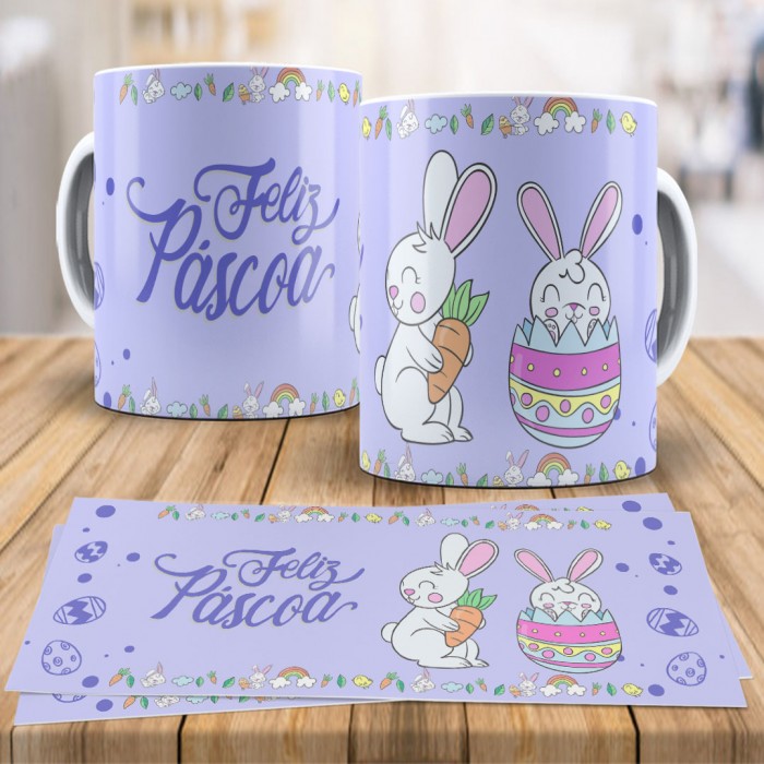 Caneca Coelhinho da Pascoa Xícara
