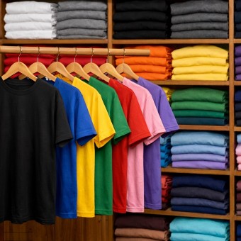 CAMISETA LISA 100% ALGODÃO PARA REVENDEDORES E APAIXONADOS PELO BÁSICO