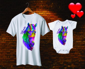 Kit Tal Mãe Tal Filha Body 2 Peças Dia das Mães Presente Modelo 5