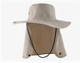 Chapéu Pescador Pesca Proteção Solar Pescoço Camping Trilha Personalizado